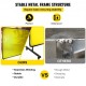 Buy 6' x 8' (183cm x 244cm) Welding Screen with Yellow Frame