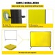 Buy 6' x 8' (183cm x 244cm) Welding Screen with Yellow Frame