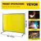 Buy 6' x 8' (183cm x 244cm) Welding Screen with Yellow Frame