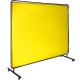 Buy 6' x 8' (183cm x 244cm) Welding Screen with Yellow Frame