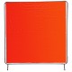 Buy Welding Protection Curtain with 3 Panels, 183 x 183 cm, Flame Retardant Vinyl Welding Protection Blanket, Red, Welding Screen with Frame, Wheels and Cable Ties against Harmful Rays