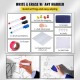 Buy Whiteboard Dry Erase Paper 8x4ft Whiteboard Wall Sticker with 3 Markers Thick Whiteboard Paper PET Material, Easy to Write and Erase for Office, Home or School