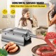 Comprar Embutidora de Chorizos Horizontal de Acero Inoxidable 3L Llenadora Manual de Salchichas para Hacer Salchichas Chorizo Hot Dogs Bratwurst Adecuado Tanto para Uso Doméstico Como Comercial