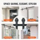 Buy Sliding Barn Door Track Hardware Kit 300cm J Shape