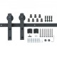 Buy Sliding Barn Door Track Hardware Kit 300cm I Shape