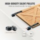 Buy Sliding Barn Door Hardware Kit 96" Sliding Door Track for Single Door Width 4-42" Thickness 1.28"-1.78" Load 330lbs Silent Pulley J Shape for Home