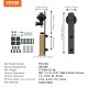 Buy Sliding Barn Door Hardware Kit 96 Inch Sliding Door Track for Double Doors Width 4-42 Inch Thickness 1.28-1.78 Inch Load 330lbs Silent Pulley I Shape for Home