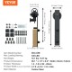 Koop Schuifdeur Hardware Kit 244cm schuifdeurrail voor dubbele deuren Breedte 1,12-1,32m Dikte 32-45mm Belasting 150kg J-vorm Stille katrol voor thuis