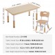 Comprar 1 Mesa Infantil con 4 Sillas Regulables Conjunto de Muebles Infantiles