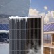 Comprar Kit de painel solar monocristalino 200W 2 painéis solares e controlador de carga Módulo fotovoltaico monocristalino de alta eficiência 23% à prova d'água IP68 para casa, RV, barco, fora da rede