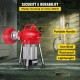 Buy Electric Drain Cleaner, 250W Drain Pipe Cleaning Machine, 230V Professional Drain Pipe Unclogging Machine 30m Length for Cleaning Bathroom Sewers