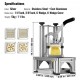 Buy Professional Manual French Fry Cutter Vegetable Cutter 4 Stainless Steel Blades 6.4/9.5mm 1 Cutter and 1 6-Quart Apple Cutter Potato Cutter for Kitchens