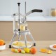 Comprar Picadora Manual Profesional de Patatas Fritas Cortador Multifunción de Verduras 4 Cuchillas de Acero Inoxidable Cortador de 6 Cuartos Rodajas de Patata Palitos de Fruta para Cocinas Restaurantes