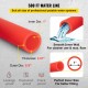 Buy PEX Pipe (Oxygen Barrier) 1", Red Multilayer Pipe, 500 Feet Multilayer Pipe, Multilayer Connector Pipe for Stapling (between Joists) Radiant Floor Heating and Ice Melting Systems