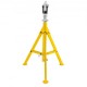 Buy Tall Pipe Stand with Folding Roller Head Pipe Stand Pipe Capacity 12" Height 32"-55" Folding Stand