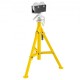 Buy Tall Pipe Stand with Folding Roller Head Pipe Stand Pipe Capacity 12" Height 32"-55" Folding Stand