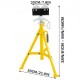 Buy Tall Pipe Stand with Folding Roller Head Pipe Stand Pipe Capacity 12" Height 32"-55" Folding Stand