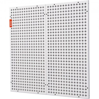 VEVOR Kit organizador de pared para garaje, tablero perforado, 2 uds., 814x814 mm, 150 kg