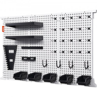 VEVOR Organizador de pared con tablero perforado, 48 