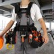 Buy Tool Belt with Suspenders Adjustable Carpenter Tool Bag 1250D Nylon