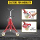 Buy Pipe Stand, Pipe Capacity 0.32 - 30.48 cm V-Head Folding Pipe Stand Height 60 - 108 cm Capacity 400 kg Tall Pipe Stand for Threading Slotted Hole Cutting