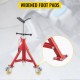 Buy Pipe Stand, Pipe Capacity 0.32 - 30.48 cm V-Head Folding Pipe Stand Height 60 - 108 cm Capacity 400 kg Tall Pipe Stand for Threading Slotted Hole Cutting