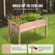 Buy Raised Garden Bed with Fir Wood 120x58x76cm for Flowers Vegetables