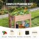 Buy Raised Garden Bed with Fir Wood 86x46x76cm for Flowers Vegetables