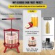 Buy Fruit Wine Press 4.8 Gal/18 L Grape Wine Press with Wooden Basket Wine or Fruit Press, Coated Cast Iron Frame with Ergonomic T-Handle and 3 Firm Support Feet