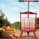 Buy Fruit Wine Press 4.8 Gal/18 L Grape Wine Press with Wooden Basket Wine or Fruit Press, Coated Cast Iron Frame with Ergonomic T-Handle and 3 Firm Support Feet