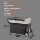 Buy 53L Portable Electric Refrigerator Travel Camping Refrigerator 12/24V DC 100-240V AC Single Zone Car Refrigerator 0.6kW.h Portable Refrigerator