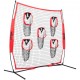 Comprar Red de Entrenamiento de Fútbol Americano Portátil Red de Pases de Rugby de 217x223 cm con 5 Bolsillos para Objetivos Entrenador para Mejorar la Precisión de Lanzamiento Quarterback Béisbol Fútbo