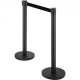 Buy Spacer Posts 8 pieces Height 90 cm Black Safety Barriers Spacer Post with 2 m Black Extendable Tape 4-Way Connection