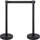 Buy Spacer Posts 4 pieces Height 90 cm Black Safety Barriers Spacer Post with Extendable Tape 4-Way Connection Barrier Posts