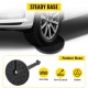 Buy Separator Posts 6 pieces Safety Barriers Height 90 cm Black Separator Post with 2 m Red Extendable Tape 4-Way Connection