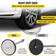 Buy Separator Posts 2 pieces Safety Barriers Height 90 cm Silver Separator Post with 2 m Black Extendable Tape 4-Way Connection