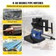 Buy Pipe Notcher 3/4" - 3" Capacity Pipe and Tube Notcher 0-50 Degree Flexible Steel Fast and Accurate Cutting Pipe Cutter Notcher for Cutting on Metal, Wood and PVC Boards