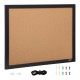 Buy Cork Board 18" x 24" x 0.7" MDF Framed Bulletin Board High Density Vision Board Sticker with 10 Push Pins for Display and Decoration in Office, Home, School