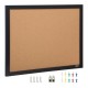 Comprar Tablero de Corcho 60,9 x 91 x 1,8cm Tablón de anuncios con marco de MDF Pegatina Tablero de visión de alta densidad con 10 chinchetas para niños