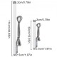 Escala Lineal de Torno de Alta Precisión 250 mm / 1000 mm, Molino de Torno Escala Lineal 5 μm a 20 ºC Regla de Rejilla 46,5" x 4,3" x 3,9" Alto Rendimiento con Cable de Señal 3 m para Fresadora