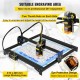 Buy Mini Laser Engraver 410 x 400mm 5.5W Desktop Engraving Machine Compatible with Windows7/8/10/11, iOS/Android CNC Engraving Machine for Paper, Wood, Leather, Fabric, Plastic, Acrylic