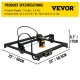 Comprar  Mini gravador a laser 410 x 400 mm 5,5 W Máquina de gravação de mesa compatível com Windows7/8/10/11, iOS/Android Máquina de gravação CNC para papel, madeira, couro, tecido, plástico, acrílico