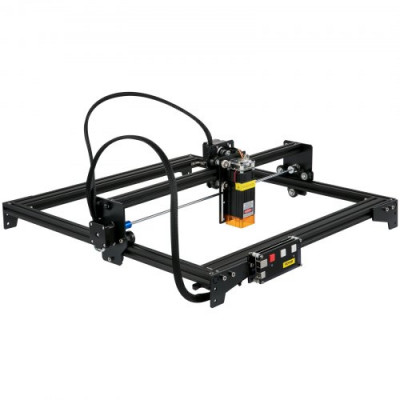 Mini Grabador Láser 410 x 400 mm 5,5W Máquina de Grabado de Escritorio Compatible con Windows7/8/10/11, iOS/Android Máquina de Grabado CNC para Papel, Madera, Cuero, Tela, Plástico, Acrílico