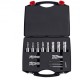 Buy 11 Piece Annular Cutter Hole Saw Drill Bit Set with Accessories Weldon Shank Diameter 11-27 mm Depth 1"/25 mm in HSS High Speed Steel Accessories for Magnetic Drilling in Metals