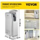 Buy Commercial Automatic Electric Hand Dryer 220V Abs Jet Hepa Silver