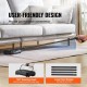 Buy Mechanical Broom Sweeping Distance 200 mm Manual Sweeper for Floors and Carpets with Rotating Brushes Easy to Empty Silent Cleaner for Hard and Laminate Floors without Electricity