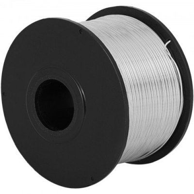 Cable de Acero de 0,8 m, Tendedero de Camping de 10 Bobinas, Alambre de Refuerzo de Acero con Poco Carbono, Tensor de Cuerda de Acero Inoxidable Longitud del Cable 110 m Peso del Embalaje 21 kg