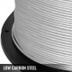 Buy 0.8m Steel Cable, 10 Spools Camping Clothesline, Low Carbon Steel Reinforcement Wire, Stainless Steel Rope Tensioner Cable Length 110m Packaging Weight 21kg