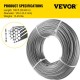 Comprar Cuerda de Alambre de Acero Inoxidable 100'x1/8'' Cable Longitud de 100'