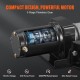 Buy Electric Winch 12V 2000lbs/907kg Steel Cable Winch 1.8m Handheld Remote Control IP55 with Black Remote Control Cable Ideal for Medium Large SUV Trucks Yachts